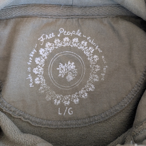 Olive Green Women's Hooded Top - Picture 5 of 5